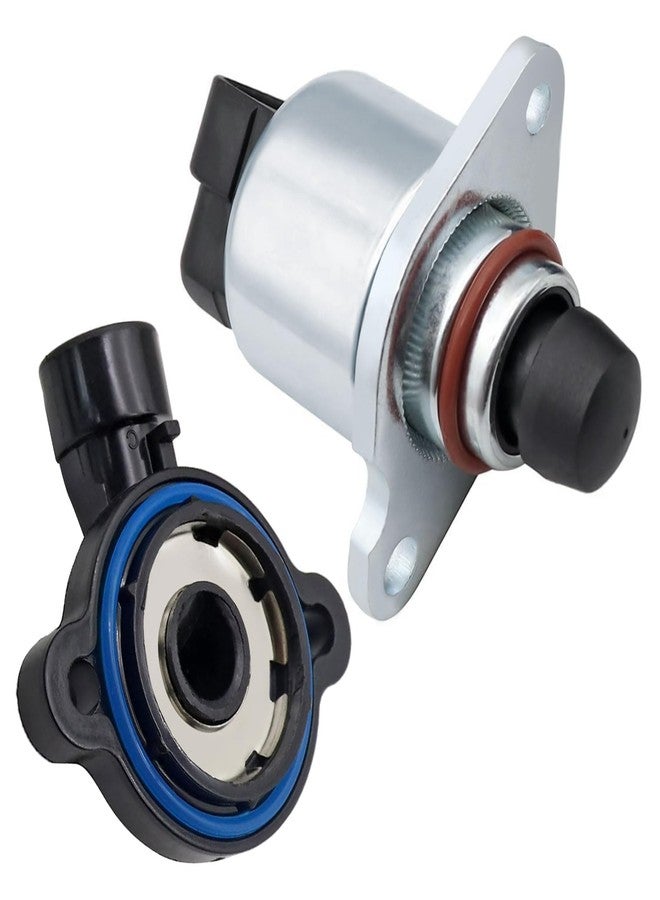 FZJDSD Idle Air Control Valve IACV and Throttle Position Sensor TPS Compatible with GMC Sierra Yukon Chevy Silverado Tahoe Cadillac Escalade 1994-1997 Replace AC234 TH149 - Image 1