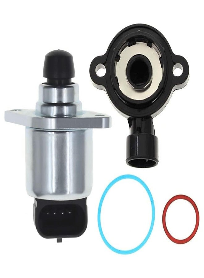 FZJDSD Idle Air Control Valve IACV and Throttle Position Sensor TPS Compatible with GMC Sierra Yukon Chevy Silverado Tahoe Cadillac Escalade 1994-1997 Replace AC234 TH149 - Image 5