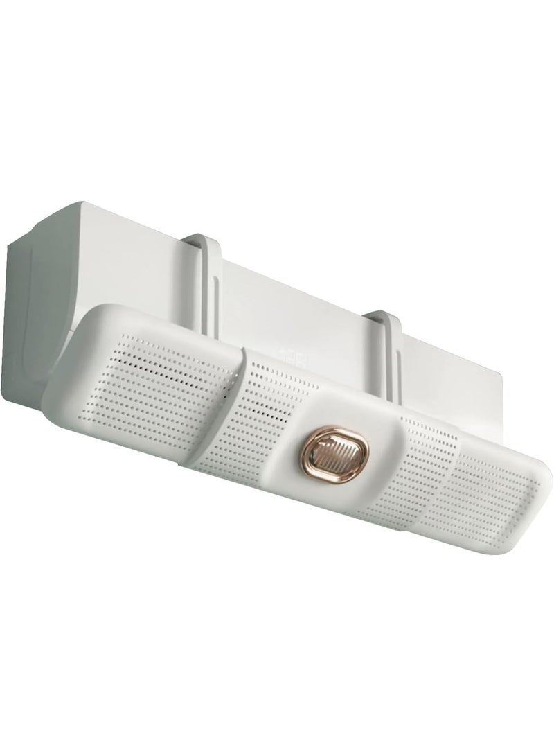 Adjustable Vent Deflector, Anti-Direct Blow Air Conditioner Cover, Air Conditioner Accessories for Reversing Air Direction (White) - Image 1