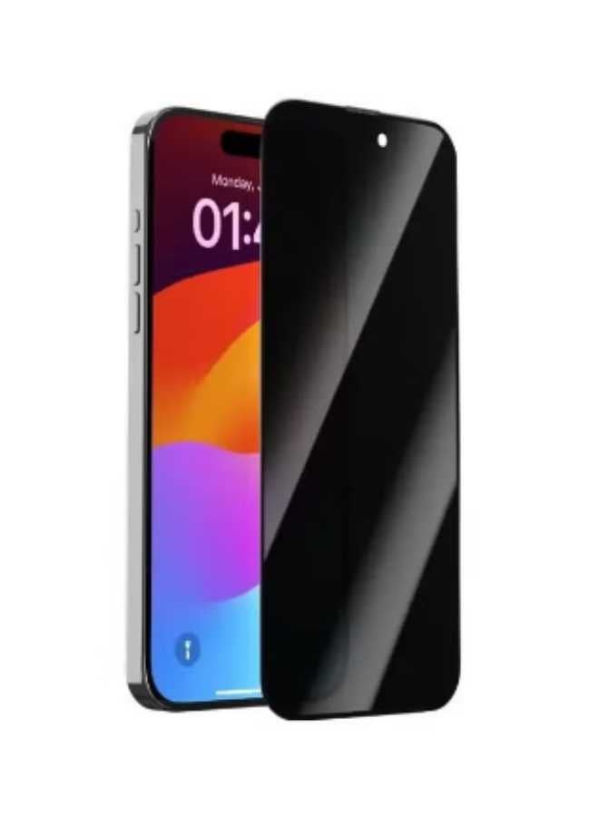Nano Glass Privacy Screen Protector, Anti-Fingerprint, Tweezers, iPhone 16 Plus/15 Plus Case, Hard  - Image 1