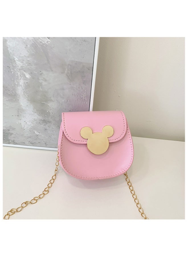 حقيبة سلسلة crossbody للأزياء للبنات ، حقيبة ميكي المغناطيسية للأطفال 11.5 * 11 * 5 سم (حزام الكتف 110 سم) - Image 4