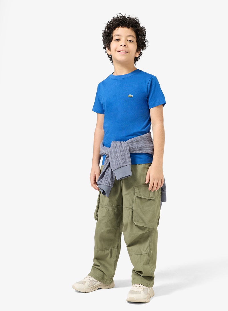 LACOSTE Kids Logo Crew Neck T-Shirt - Image 4