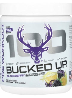 Bucked Up 100 PreWorkout Blackberry Lemonade 11.2 oz (318 g) 