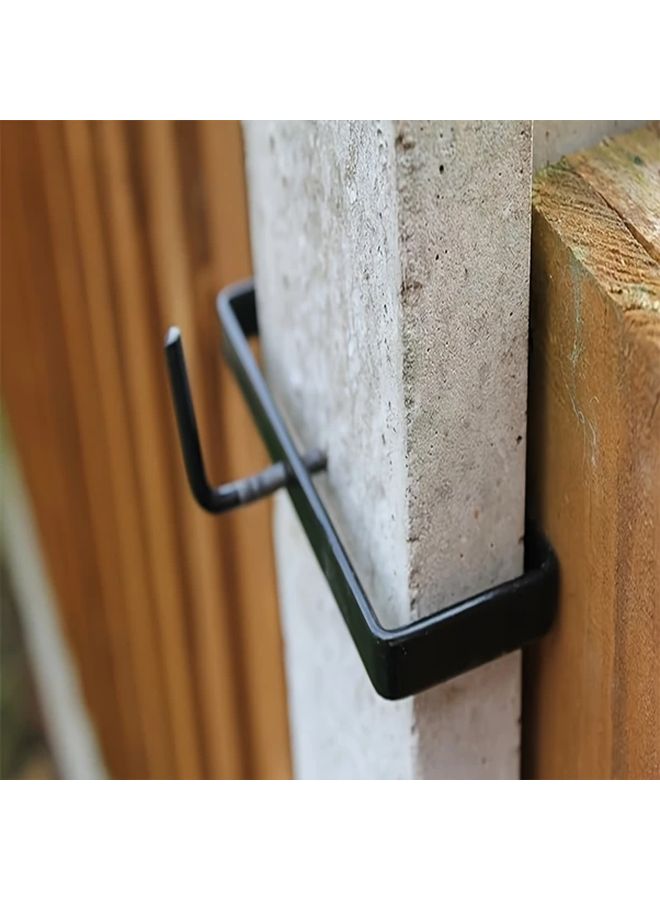 مشابك ثابتة ثقيلة للوحات الخرسانة المعدنية لأعمدة السياج 4 بوصة - Image 2