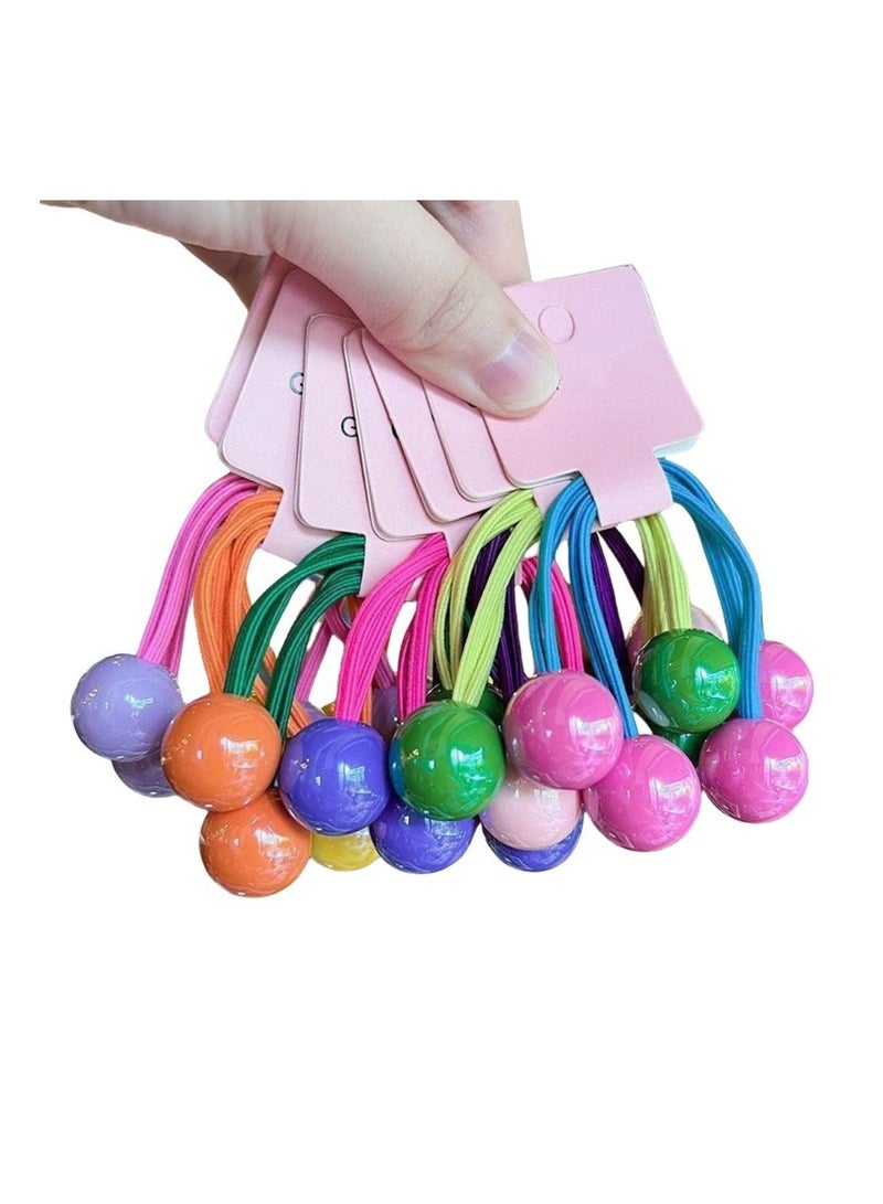 عصابة شعر للأطفال بألوان الحلوى، عصابة رأس مرنة، عصابة شعر مطاطية جميلة، عصابة رأس إكسسوارات شعر الأميرة، 14 قطعة - Image 1