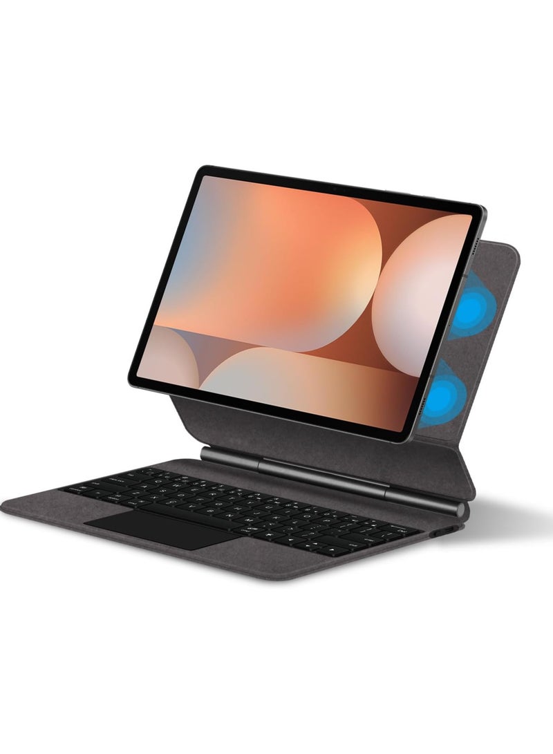 Magnetic Floating Wireless Keyboard Case Compatible with Samsung Galaxy Tab S10 Ultra 14.6 inch 2024 Bluetooth Keyboard with Multi Touch Trackpad For Tab S10 Ultra - Image 3