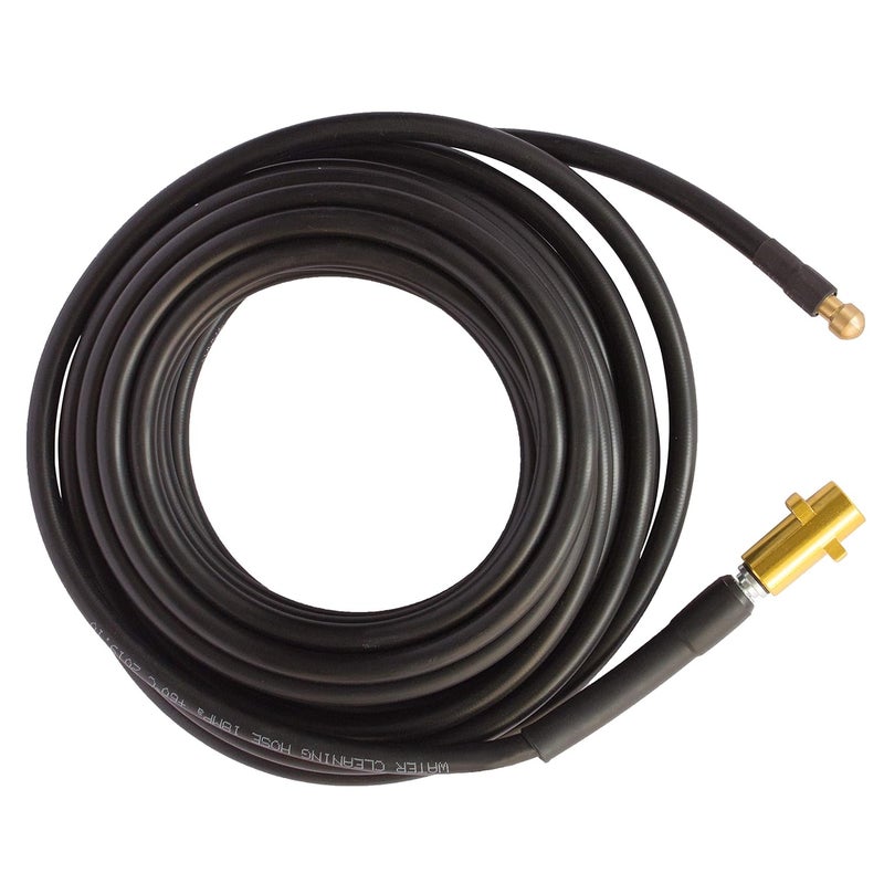 VMTC طقم تنظيف أنابيب التصريف متوافق مع غسالة الضغط كارتشر K1-K7 ملحق بندقية غسيل السيارات (10 متر) - Image 1