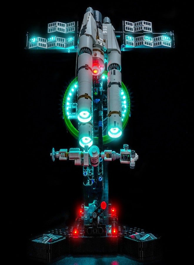 أضواء BrickBling LED متوافقة مع مشروع Lego Hail Mary، طقم إضاءة إبداعي متوافق مع Lego 11389 (أضواء فقط، لا يشمل النموذج) (إصدار الإضاءة الكلاسيكي) - Image 1