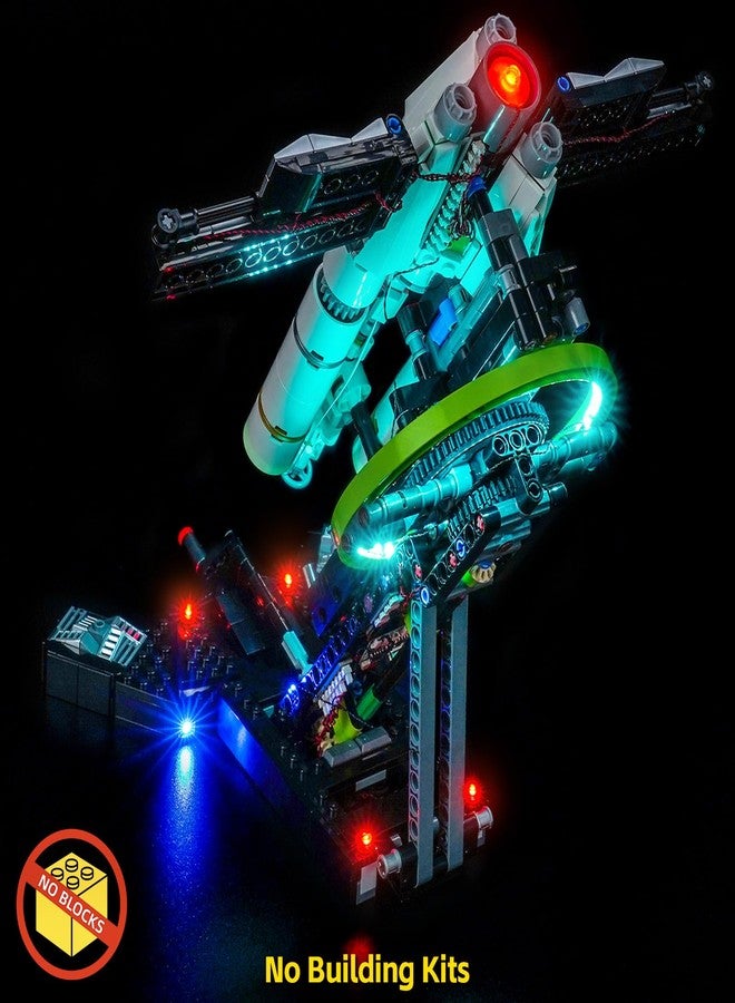 أضواء BrickBling LED متوافقة مع مشروع Lego Hail Mary، طقم إضاءة إبداعي متوافق مع Lego 11389 (أضواء فقط، لا يشمل النموذج) (إصدار الإضاءة الكلاسيكي) - Image 2