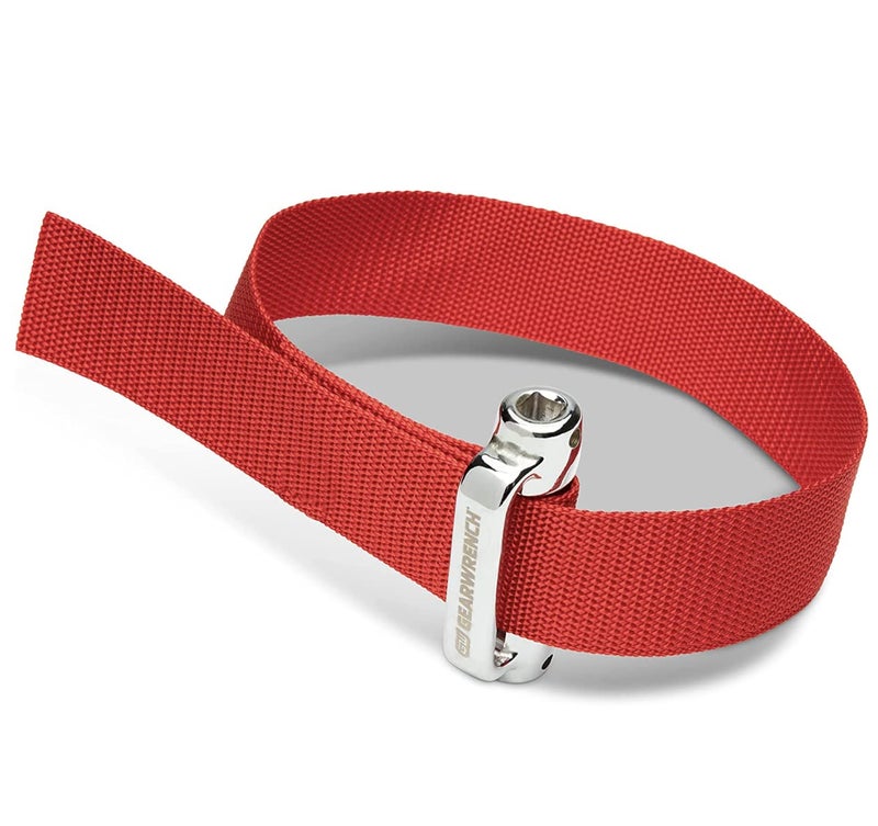 GEARWRENCH Heavy-Duty Oil Filter Strap Wrench | 3/8" & 1/2" Drive | 3529D - Image 2
