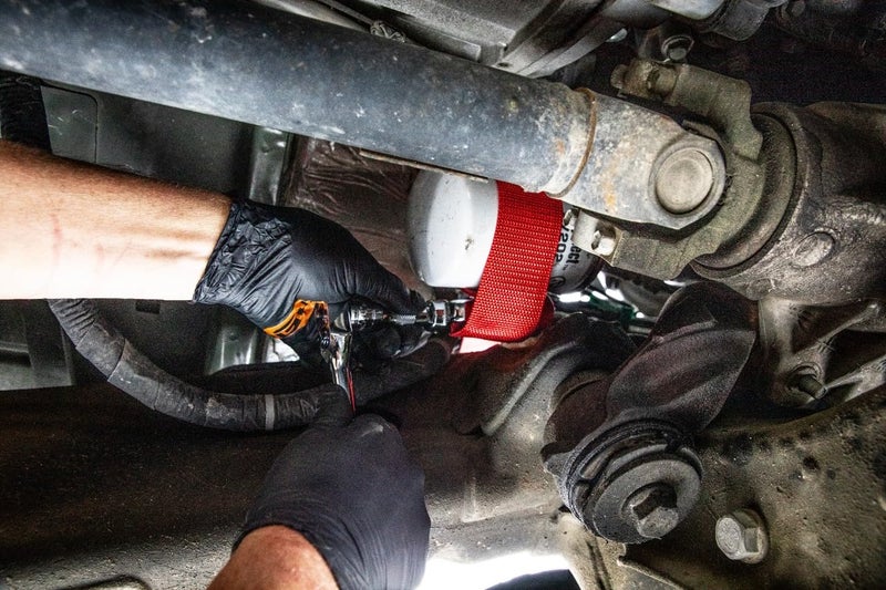 GEARWRENCH Heavy-Duty Oil Filter Strap Wrench | 3/8" & 1/2" Drive | 3529D - Image 5
