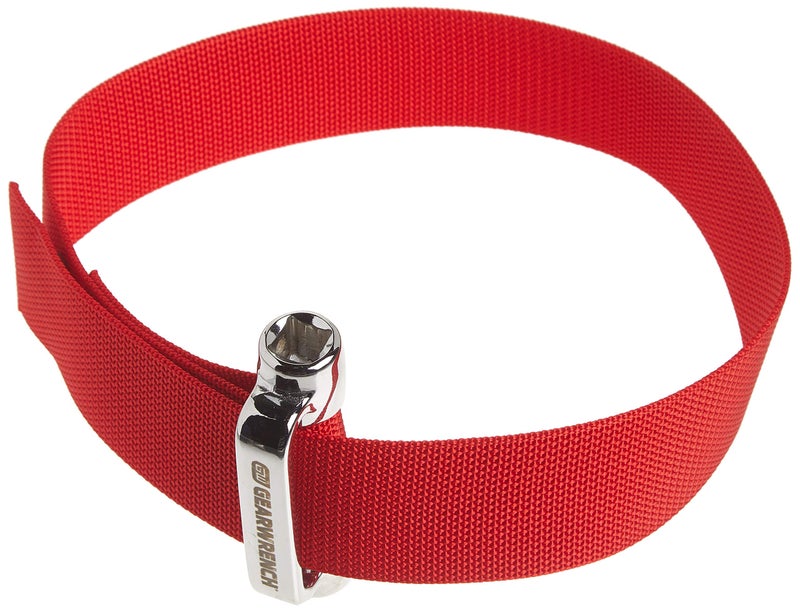 GEARWRENCH Heavy-Duty Oil Filter Strap Wrench | 3/8" & 1/2" Drive | 3529D - Image 1