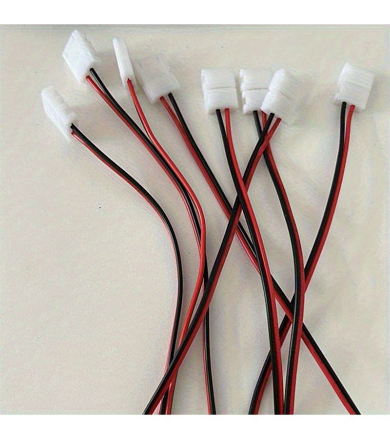 مجموعة من 10 مصابيح LED5050 أحادية اللون مع موصل فريد - Image 4