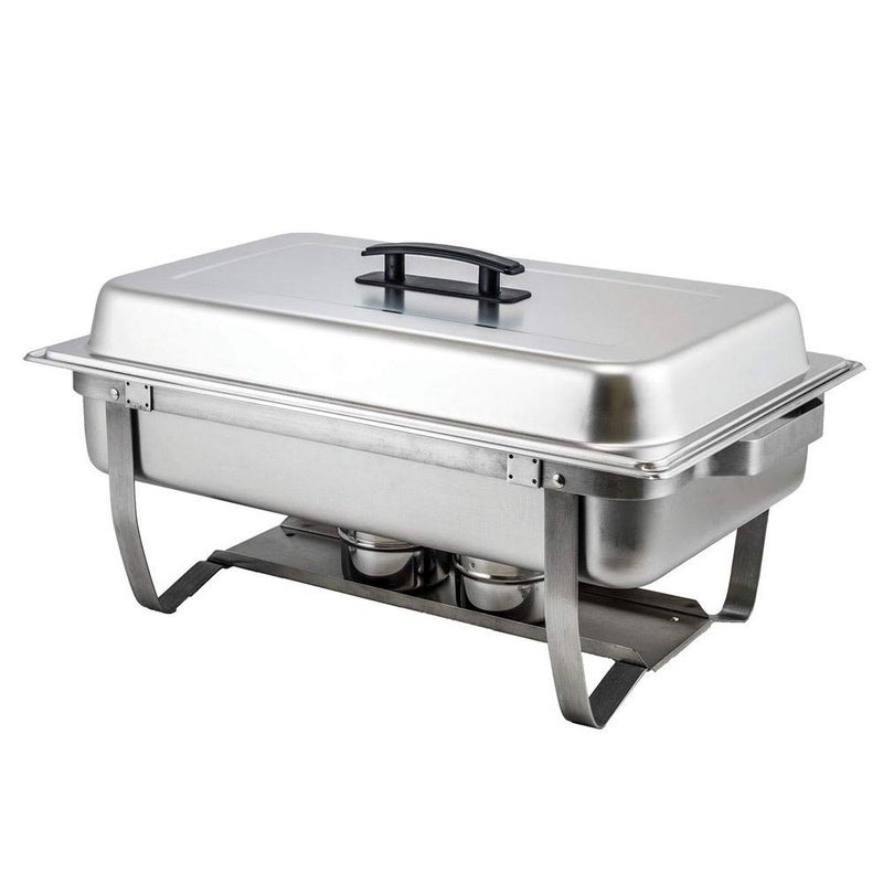 Winco Winco C4080  8 Quart FullSize Stainless Steel Chafer WFolding Stand 
