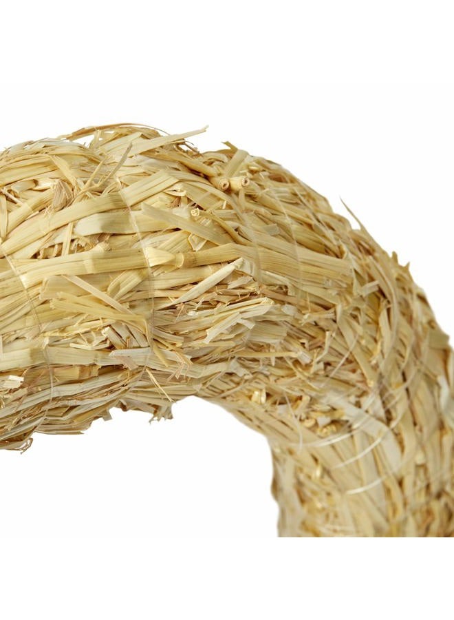 FloraCraft Straw Wreath Form 14 Inch Natural - Image 3