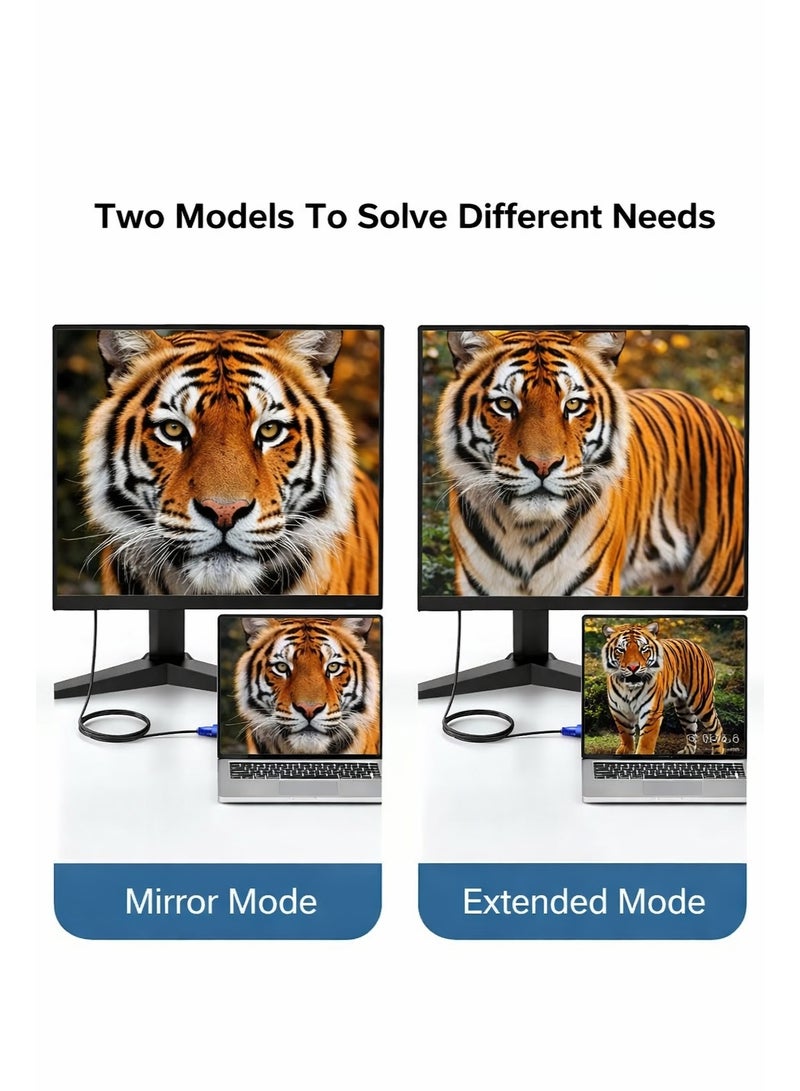 VGA Male to Male Cable 1.8 Meter – High Quality Video Signal for PC, Monitor & Projector – Gold-Color Connectors with Anti-Interference Shielding - Image 4