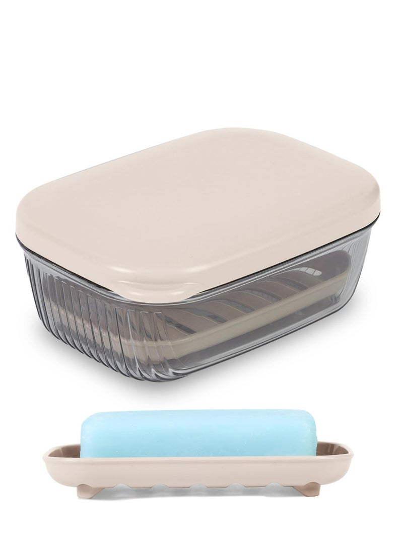 Loquat Soap Holder, Leakproof Travel Soap Case,  Portable Soap Container with Lid for Shower, Gym, and Travel. - Image 1