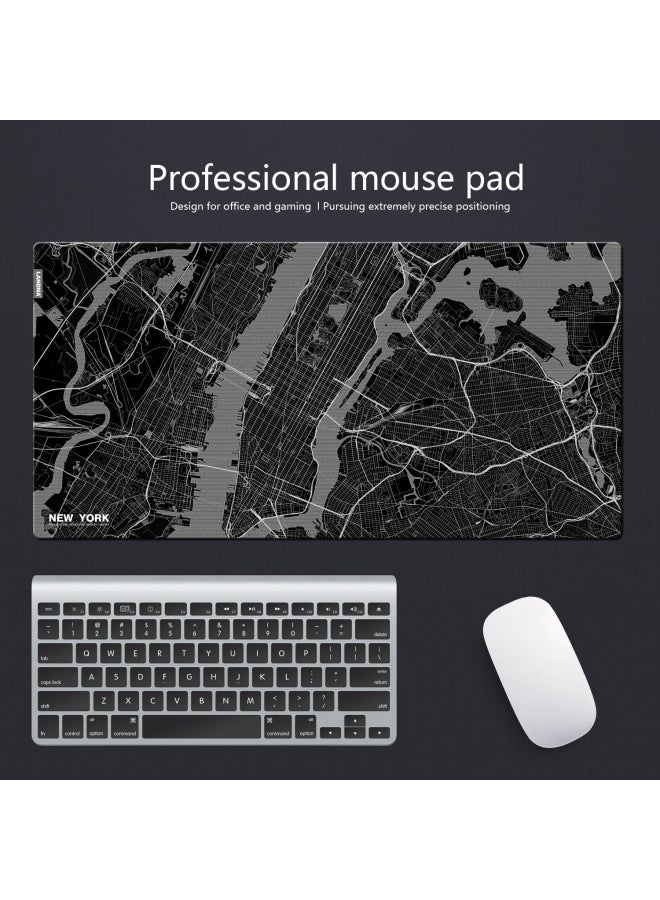LANDNA Office Business Mouse Pad Game Special Mouse Pad Competitive Mouse Pad Professional Design Mouse Pad-Color:Edge Lock-Pattern:YORK(80*40)