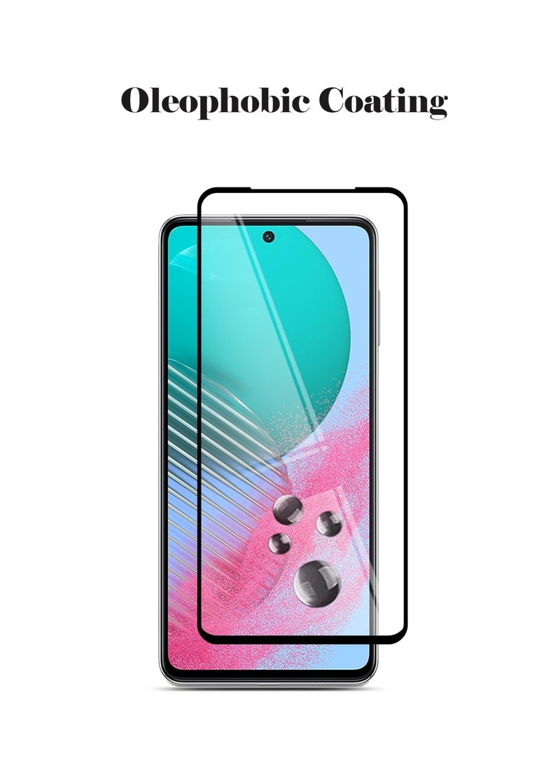 Techie واقي شاشة Techie 5D Full Cover 9H Hardness HD من الزجاج المقوى لهاتف Samsung Galaxy M54 - تقنية مضادة للخدش ومضادة لبصمات الأصابع وخالية من الفقاعات - Image 3
