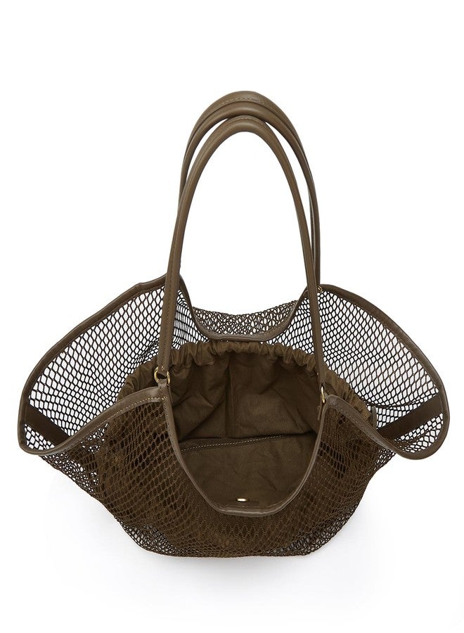 Jusavie 2 Pcs Crochet Tote Bag Women Mesh Summer Beach Bags Slouchy Shoulder Hobo Purse Large Vacation Travel Tote Handbags 2026 - Image 5