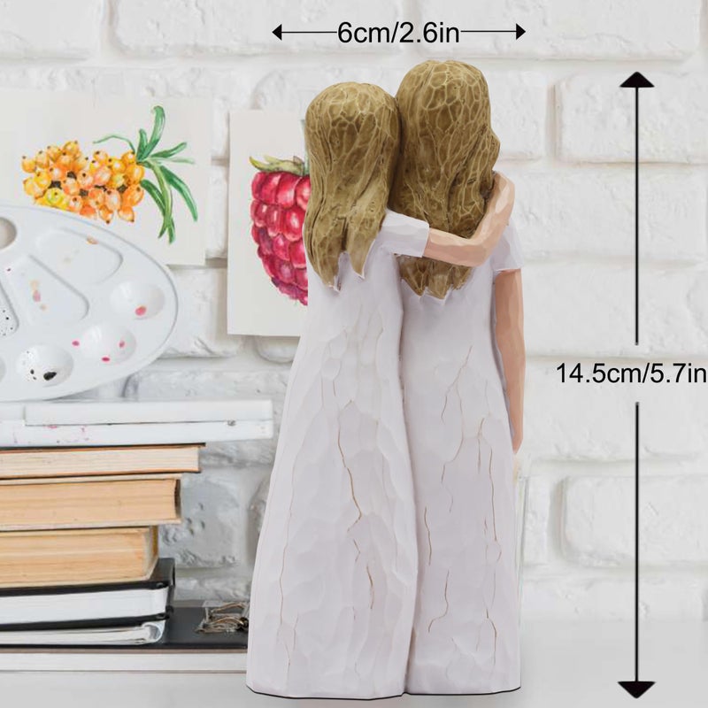 AcowSpt Mom Birthday Gifts from Daughter, Birthday Gift for Mom from Daughter, Valentines Day Gifts for Moms, Sculpted Hand-Painted Figurine - Image 4