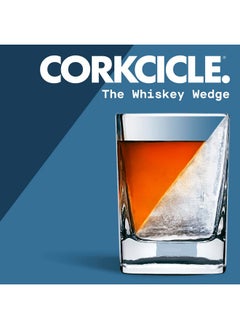 CORKCICLE Premium Whiskey Wedge Old Fashioned Glass With Silicone Mold, 9 Oz - Perfect For Chilling Whiskey, Tequila, Mocktails, And More - Ice Wedge Melts Slowly To Retain Drinks Full Flavor  - Image 4