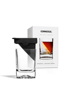 CORKCICLE Premium Whiskey Wedge Old Fashioned Glass With Silicone Mold, 9 Oz - Perfect For Chilling Whiskey, Tequila, Mocktails, And More - Ice Wedge Melts Slowly To Retain Drinks Full Flavor  - Image 1