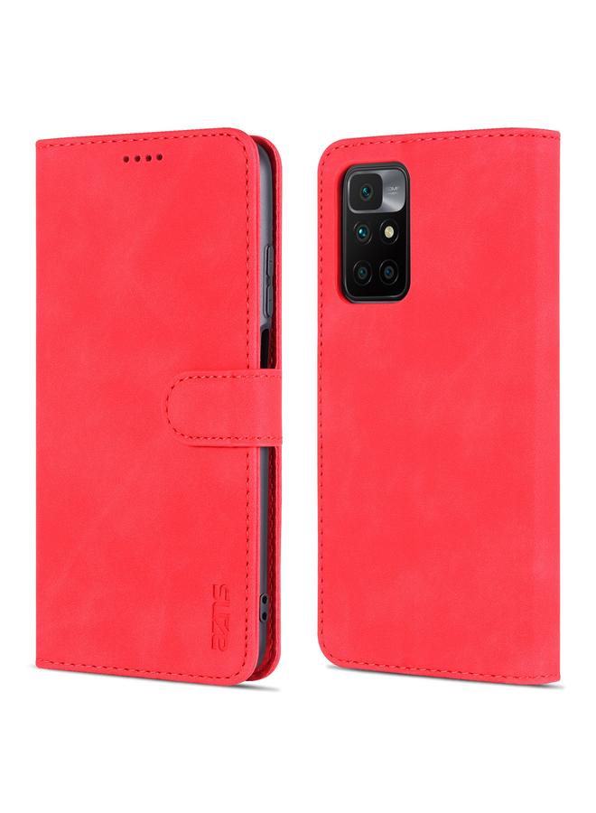 Case For Xiaomi Redmi 10 Skin Feel Calf Texture Horizontal Flip Leather Case with Card Slots & Holder & Wallet