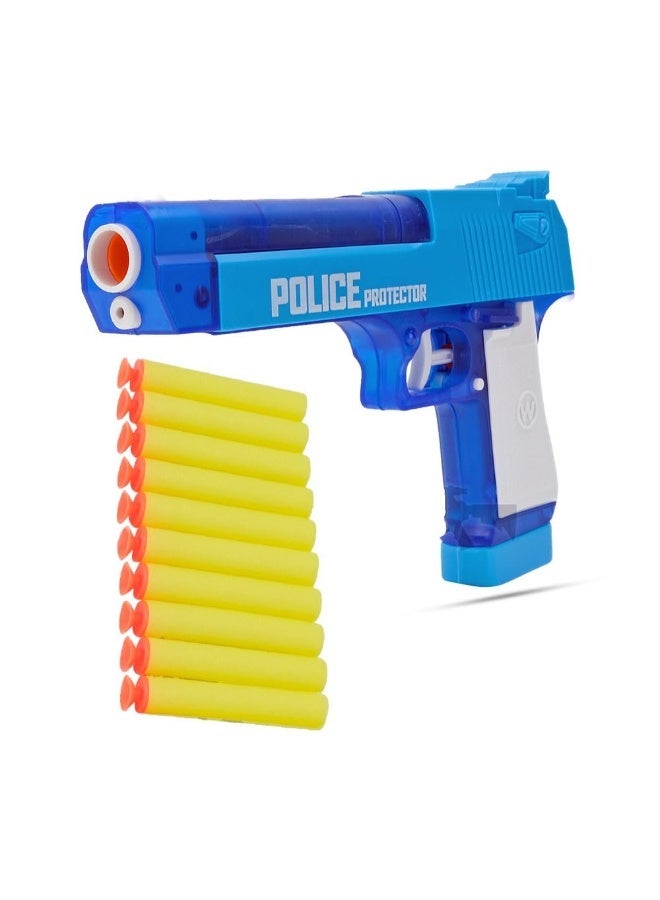 TOY GARDEN 2-in-1 Soft Bullet Gun & Water Gun Set with Handcuff and Police Badge – Kids Police Role Play Toy Game Set - Image 5