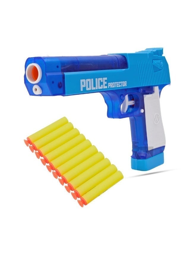 TOY GARDEN 2-in-1 Soft Bullet Gun & Water Gun Set with Handcuff and Police Badge – Kids Police Role Play Toy Game Set - Image 3