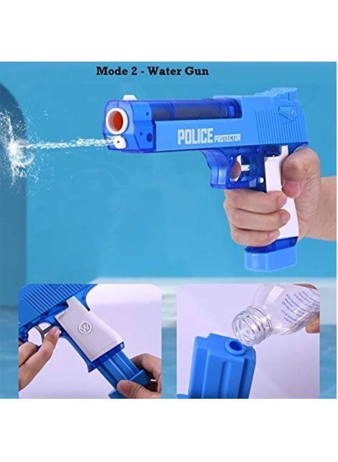 TOY GARDEN 2-in-1 Soft Bullet Gun & Water Gun Set with Handcuff and Police Badge – Kids Police Role Play Toy Game Set - Image 5