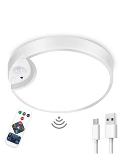 Y&D Motion Sensor Light, Rechargeable LED Ceiling Closet Lights with USB Cable, Human Induction Auto Sleep Smart Light Indoor/Outdoor for Stairs Porch Hallway Pantry Wall  - Image 1