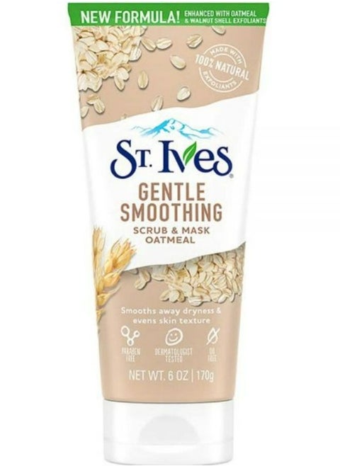 Gentle Smoothing Scrub & Mask with Oatmeal 170g