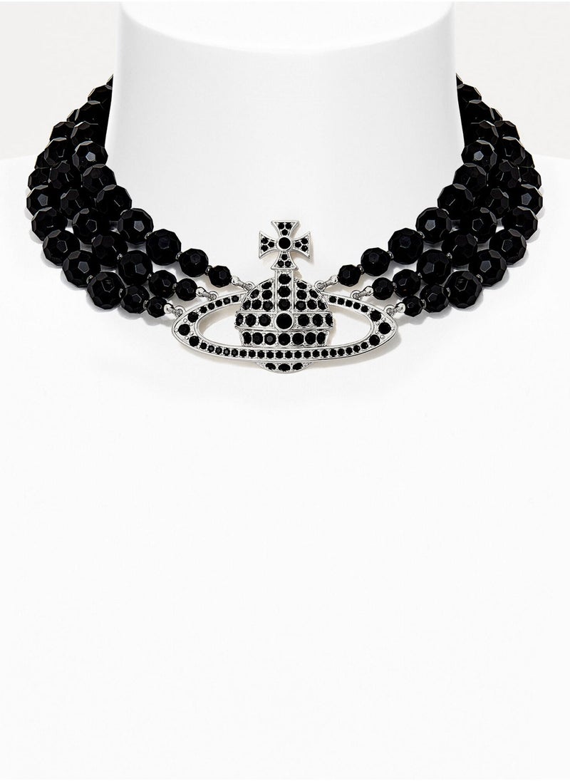 Vivienne Westwood Vivienne Westwood Messaline Three Row Choker  - Image 1