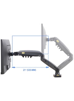 NB F80 شاشة مكتب جبل حامل كامل الحركة قطب رصد الذراع الغاز الربيع لشاشة الكمبيوتر 17 ''- 30'' من 2 كجم إلى 9 كجم - pzsku/Z09461B1FA5CFA6CCC5BEZ/45/_/1716890982/ff3a6cce-8540-461f-bae1-3bccdec79603