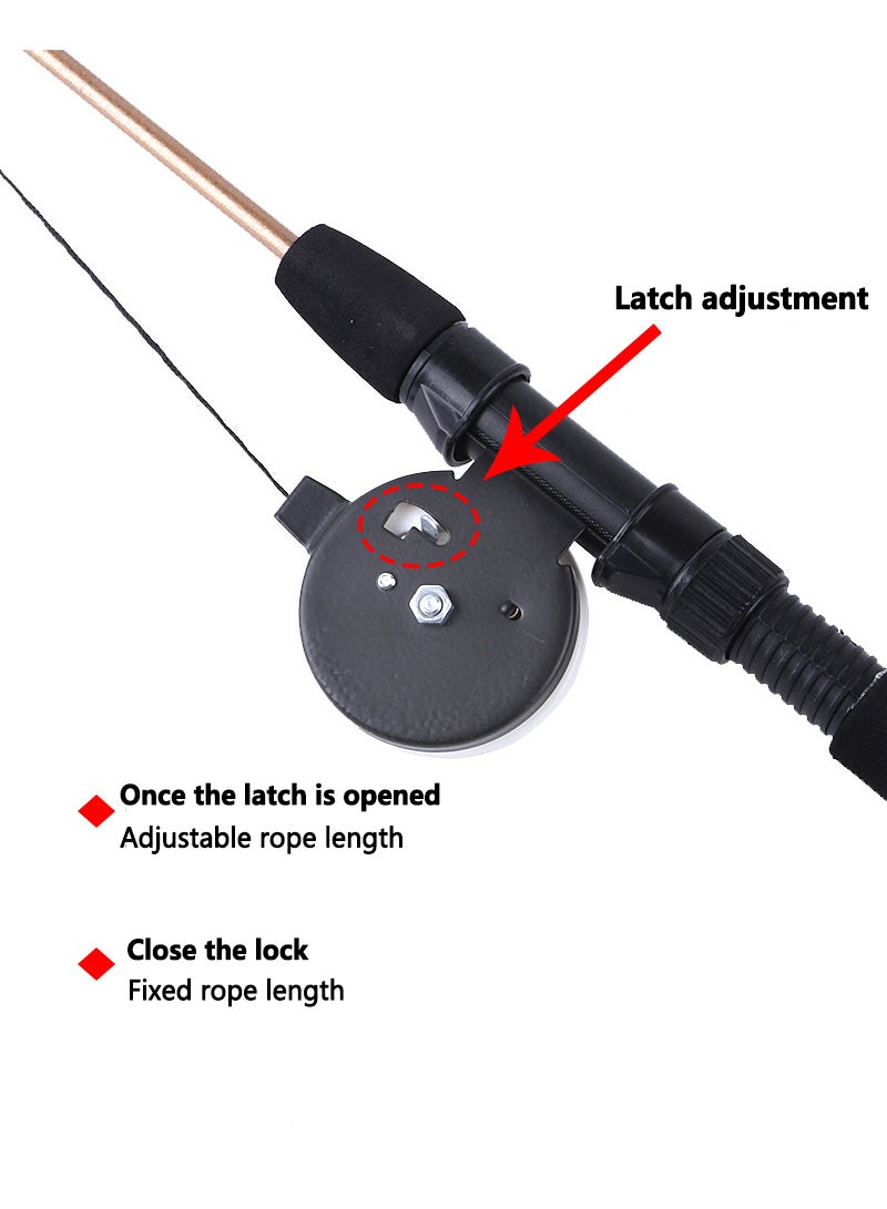 اثنين من تلسكوبي الصيد رود القط دعابة ريشة استبدال رئيس القط لعبة الصيد قضيب القط دعابة - Image 4