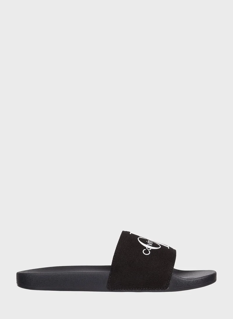 Calvin Klein Jeans Monogram Slides