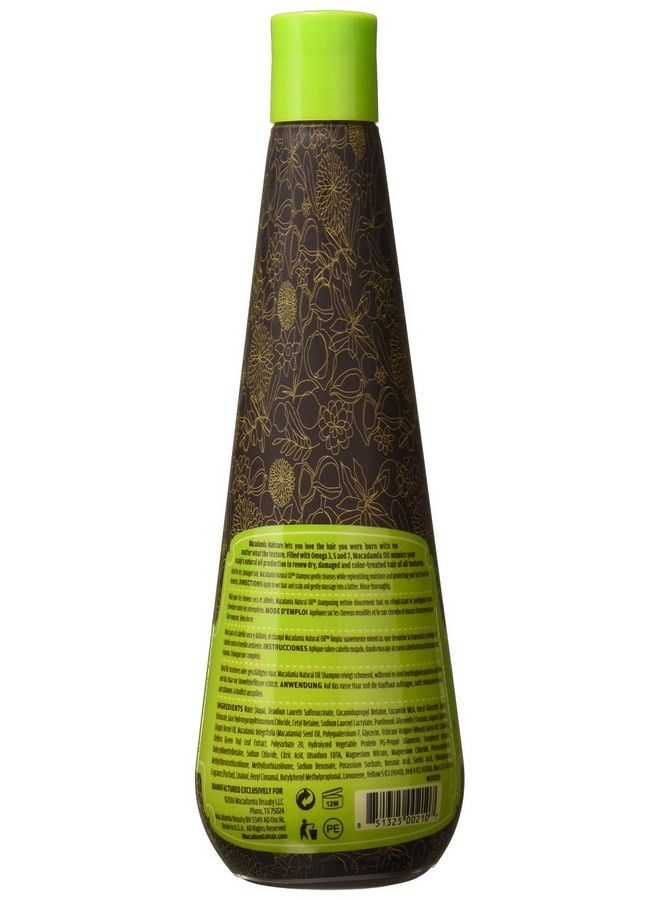 Macadamia شامبو زيت طبيعي مجدد 10 أونصات - Image 3