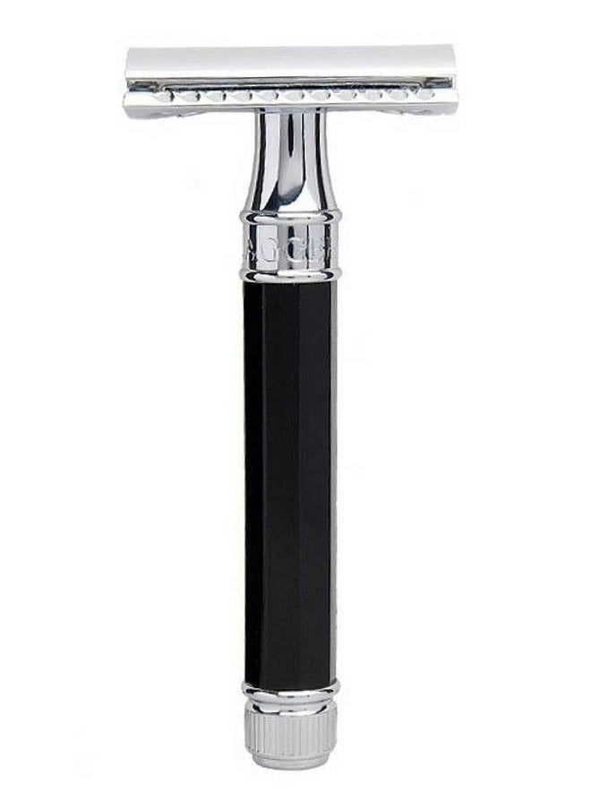 Edwin Jagger - Ebony Octogonal Double Edge Razor De86811 Razor By Edwin Jagger - Image 1