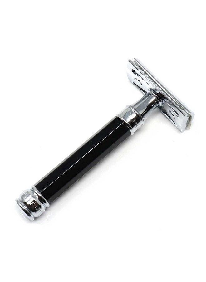 Edwin Jagger - Ebony Octogonal Double Edge Razor De86811 Razor By Edwin Jagger - Image 1