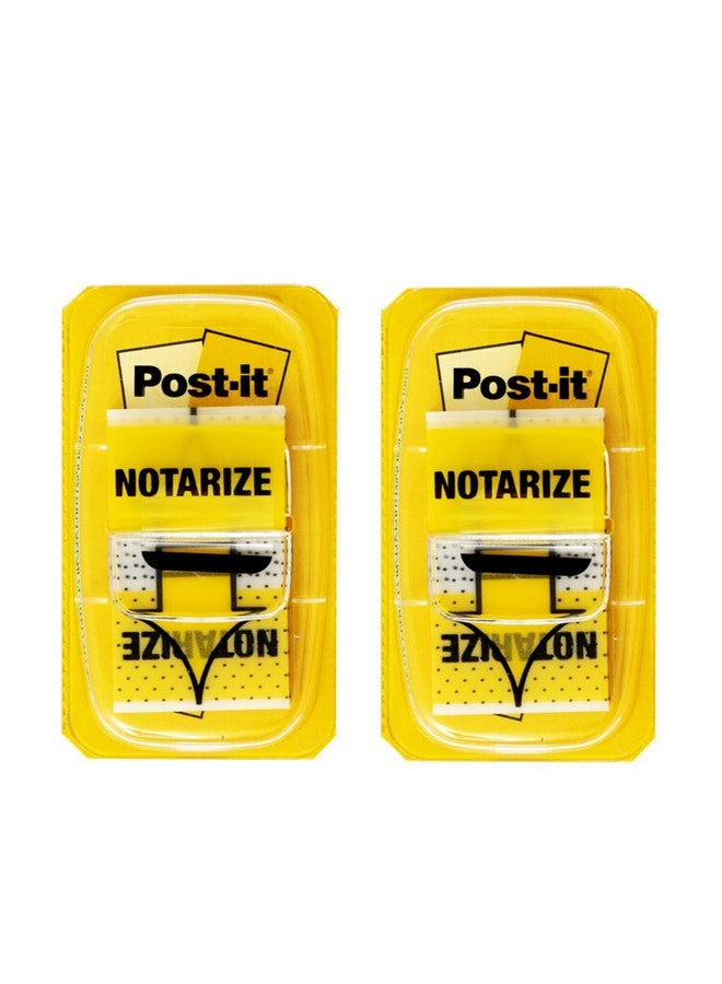 بوست-إت أعلام "Notarize"، 50/موزع، 2 موزع/عبوة، عرض 1 بوصة، أصفر (680-Nz2) - Image 5