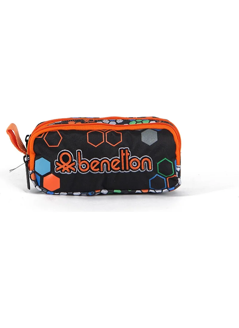 UNITED COLORS OF BENETTON . Double Compartment Pencil Bag 03675