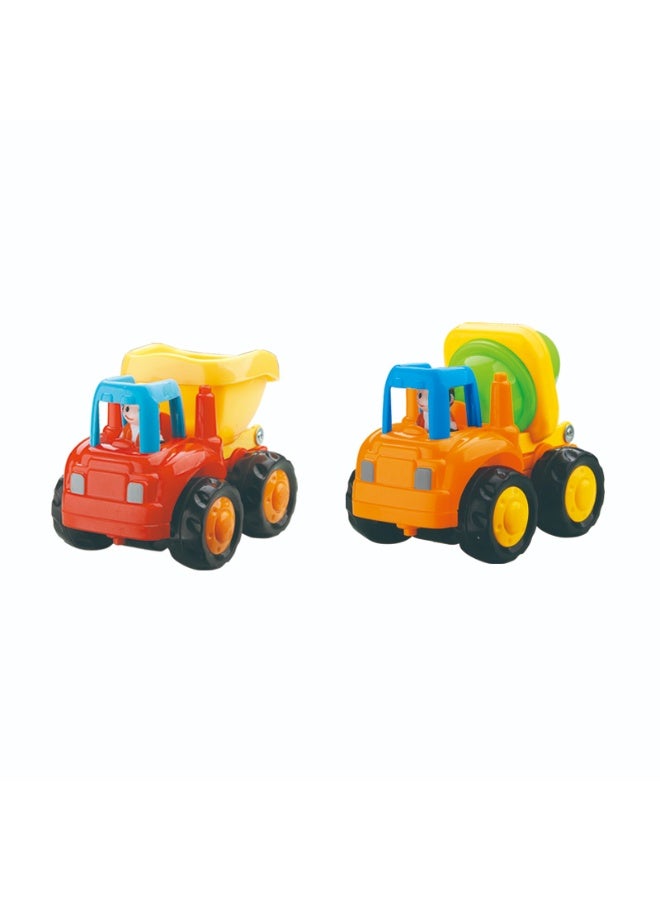 هولا Hola Builder Construction Truck, Friction Powered Toy Truck, Realistic Design w/ Movable Parts, Durable & Interactive Play, Encourages Imaginative Play & Fine Motor Skills, Cement Mixer 18M+ - Image 5