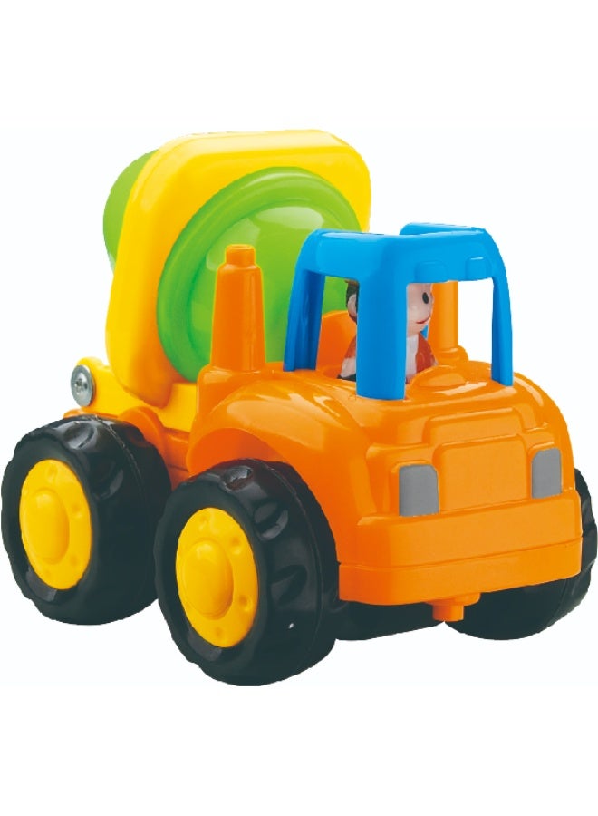 هولا Hola Builder Construction Truck, Friction Powered Toy Truck, Realistic Design w/ Movable Parts, Durable & Interactive Play, Encourages Imaginative Play & Fine Motor Skills, Cement Mixer 18M+ - Image 3