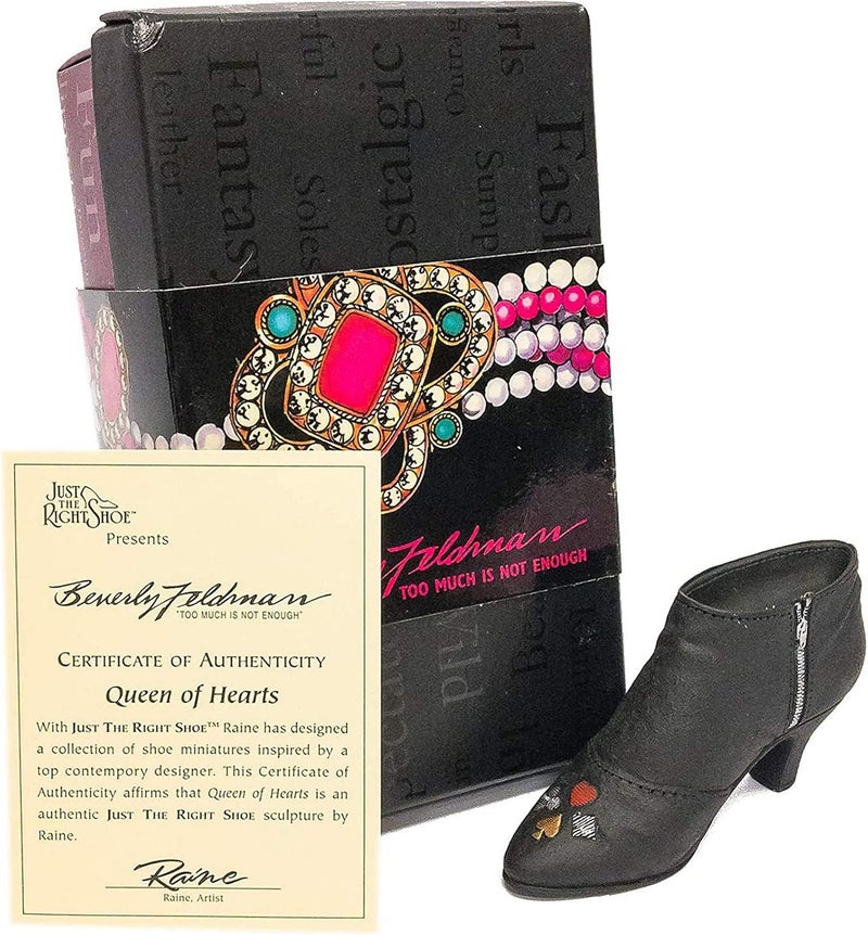 Just The Right Shoe Queen of Hearts Boot - New - Image 2