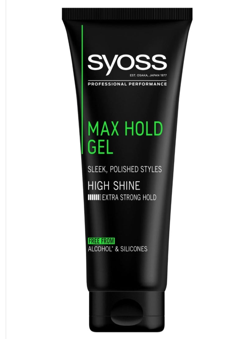 SYOSS Max Hold Hair Styling Gel 250ml - Image 1