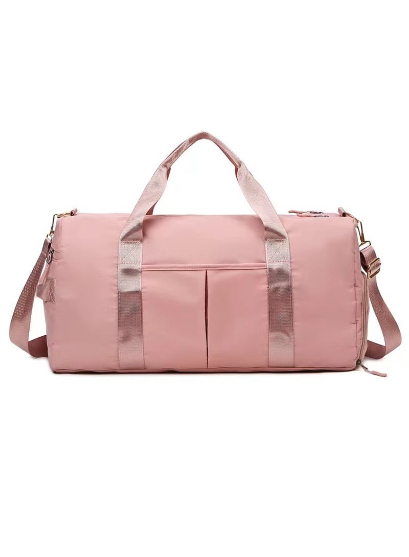 Sports Fitness Travel Unisex Bag Dry and Wet Separation, Shoulder and Carry On Luggage Bag With Shoe Compartment Multi-function Training, Yoga, Travel, Luggage, Swim, Gym 46X21X24 cm with Large Capacity (30) L - Image 1