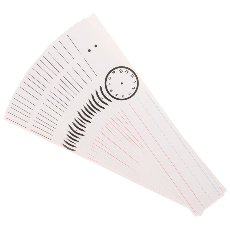 18 Sheets Learning Sentence Strips Word Strips Kids Erasable Sentence Strips - Image 3