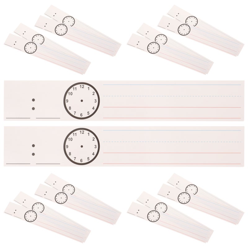 18 Sheets Learning Sentence Strips Word Strips Kids Erasable Sentence Strips - Image 5
