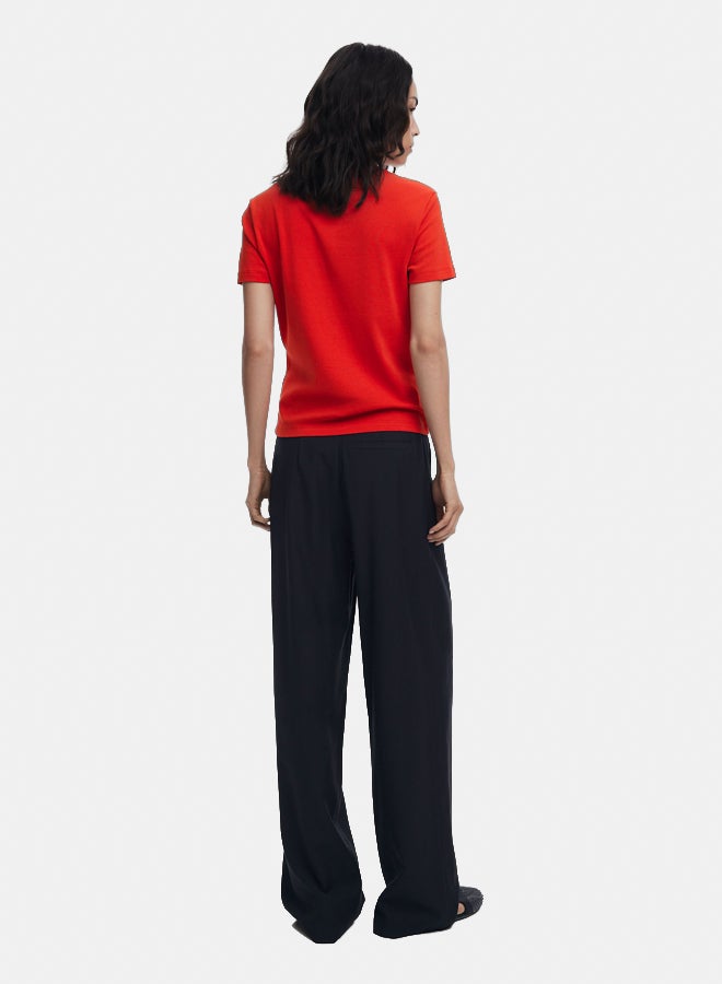 DESIGUAL T-shirt with embroidered phrase - Image 4